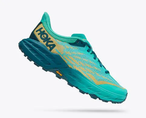 Hoka W Speedgoat 5 Laufschuh Joggingschuh Trailrunning Damen türkis blau NEU