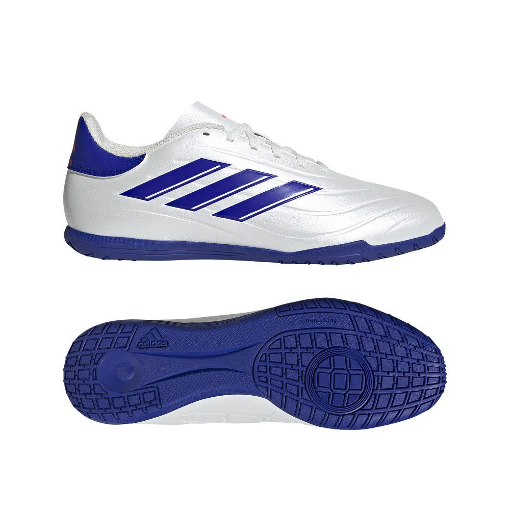 adidas COPA PURE 2 CLUB IN Unisex Fußballschuhe Hallenschuhe weiß