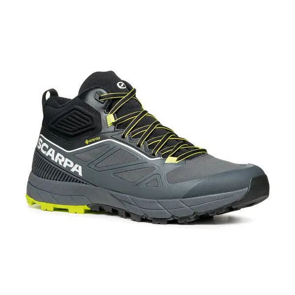 SCARPA Trekkingschuhe High HE Rapid Mid GTX Wanderschuh wasserdicht Herren grau