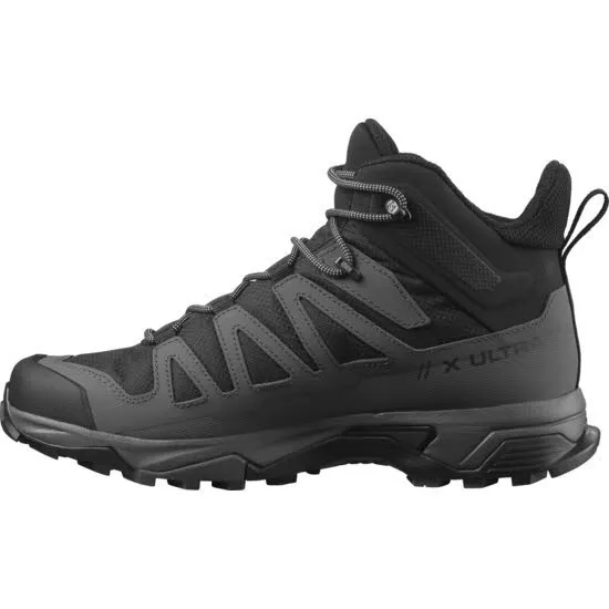 Salomon X ULTRA 4 MID WIDE GORE-TEX Herren Trekkingschuhe High Wanderschuhe schwarz