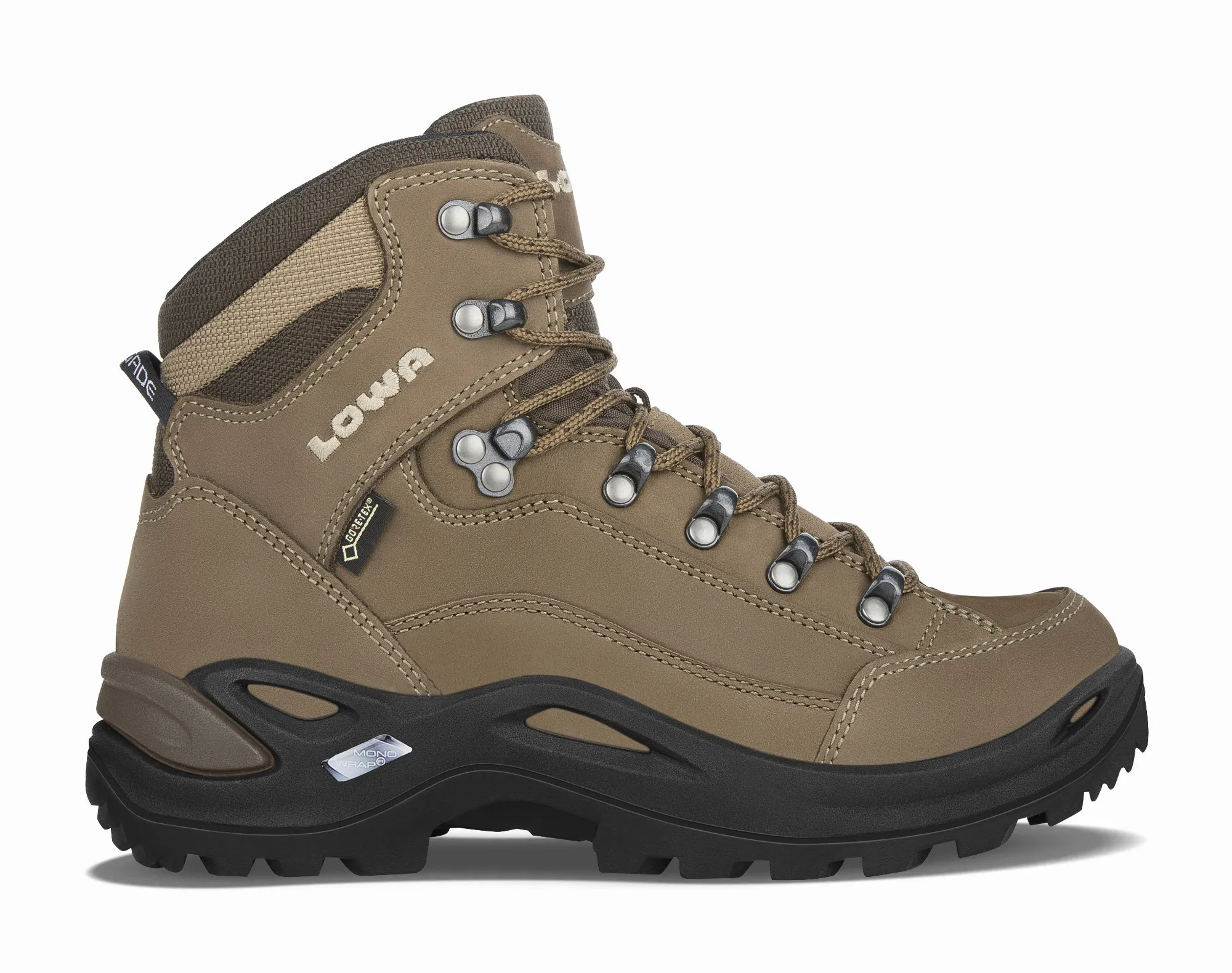 Lowa Renegade GTX MID W´s Damen Trekkingschuhe Wanderschuhe braun