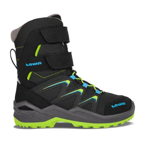 Lowa MADDOX WARM GTX HI JR Winterstiefel Kinder Jungen schwarz grün