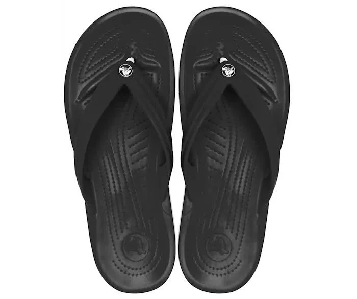 Crocs Crocband Flip Flop Herren Badeschuhe Zehentrenner schwarz NEU