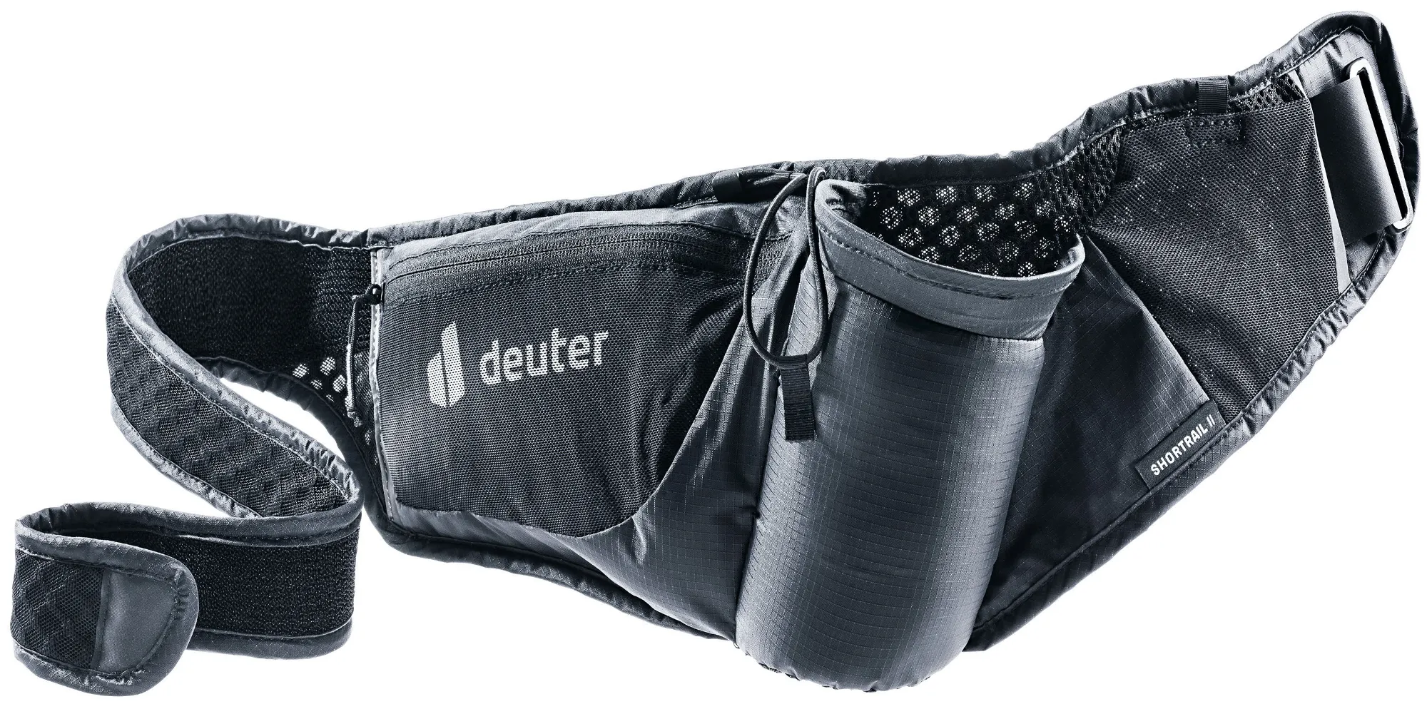 Deuter Shortrail II Herren Bauchtasche mit Trinksystem Schwarz