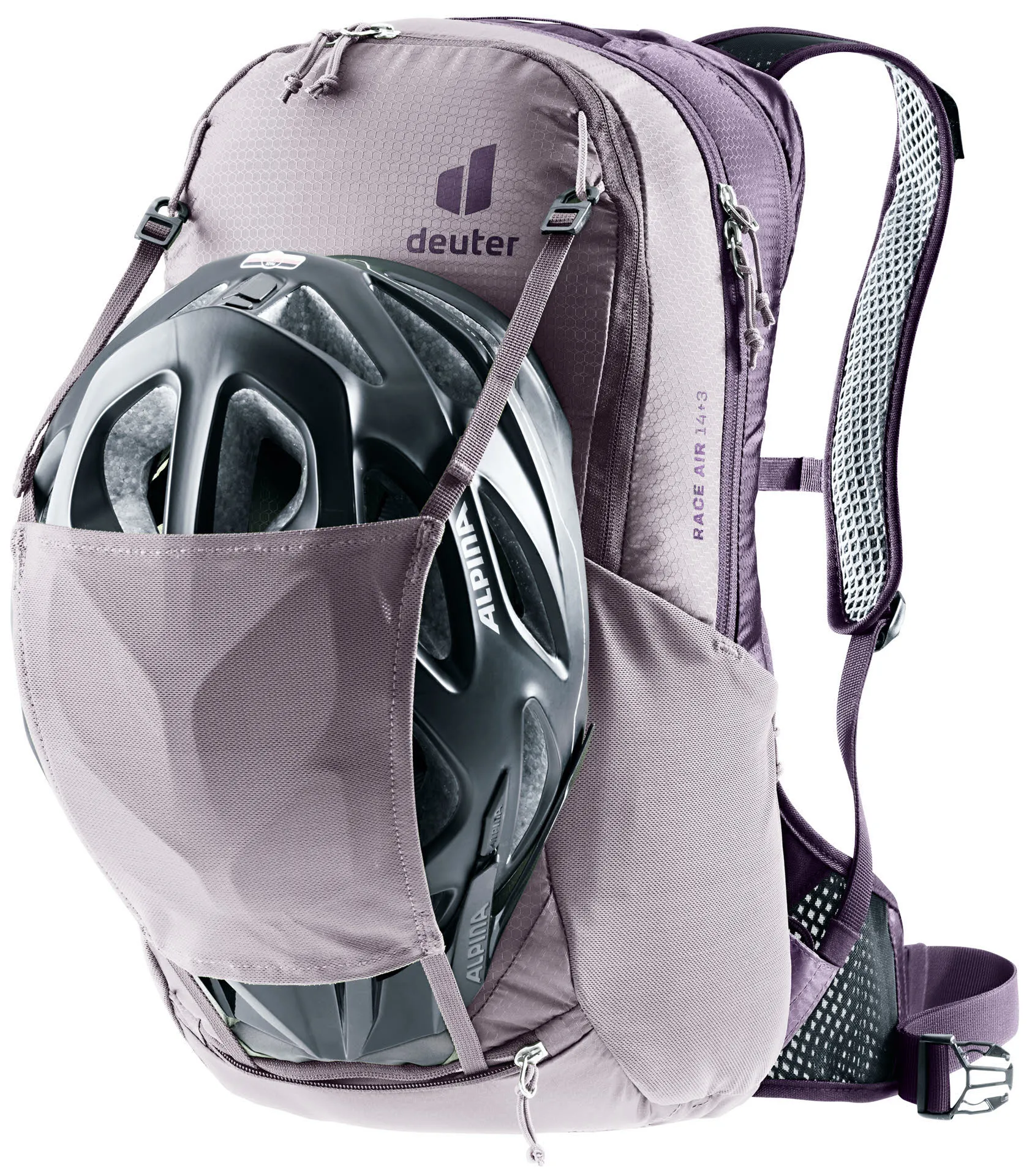 Deuter Race Air 14+3 Unisex Rucksack Fahrradrucksack lila