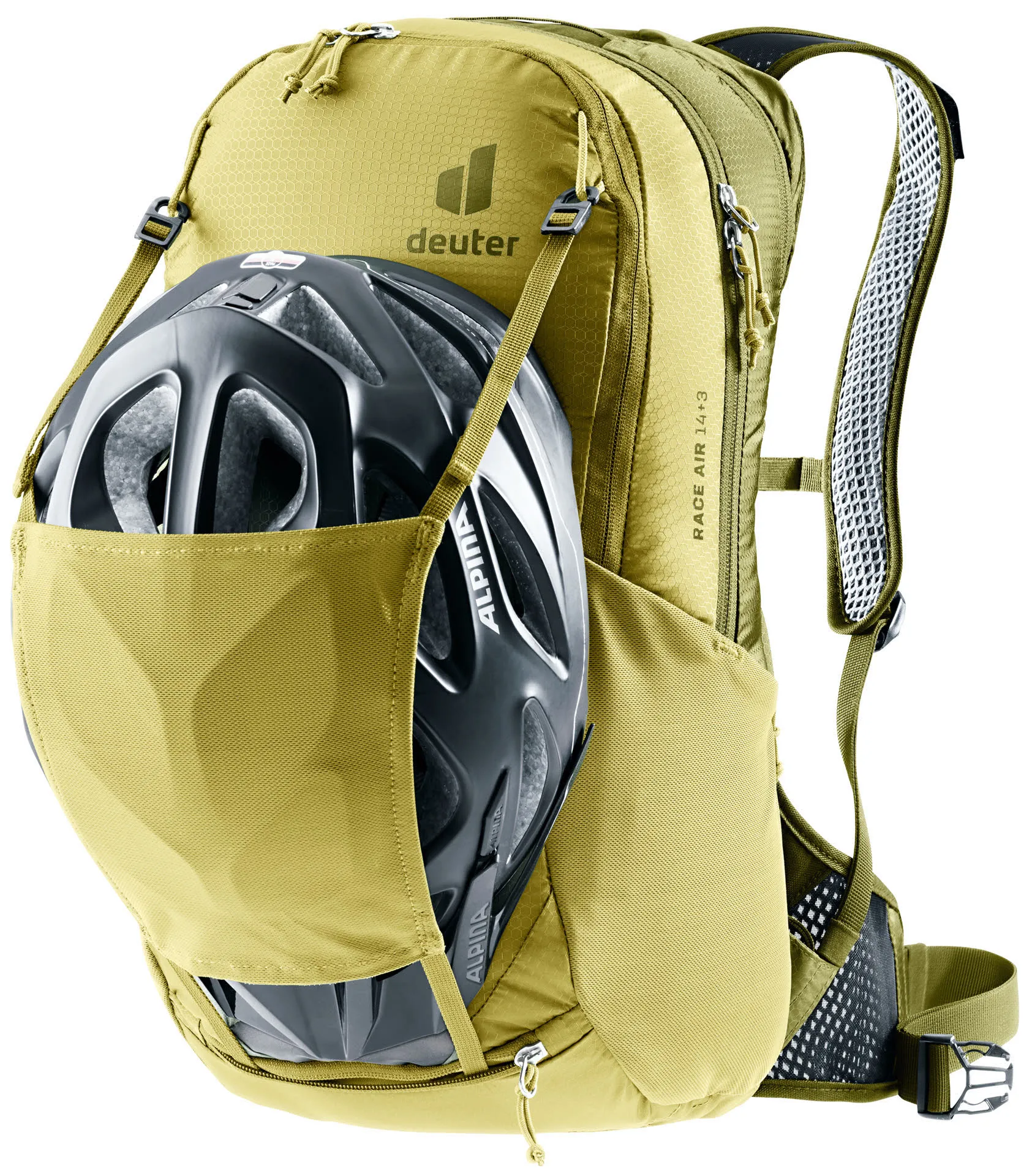 Deuter Race Air 14+3 Unisex Rucksack Fahrradrucksack grün