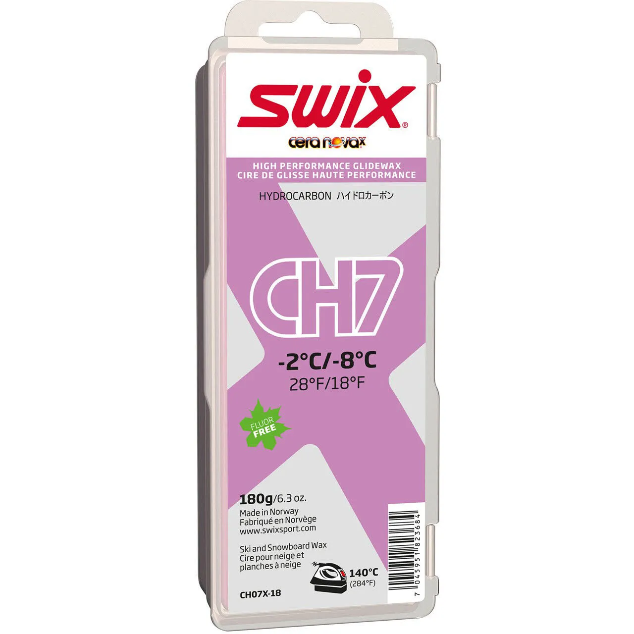 Swix CH7X Violet Skiwachs -2°C bis -8°C NEU