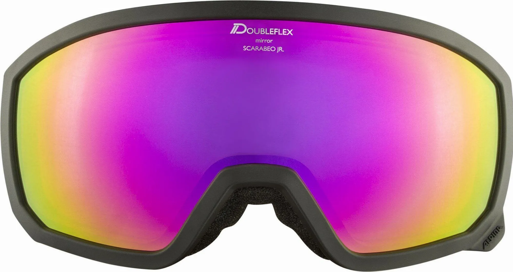 Alpina SCARABEO JR. Q-LITE Skibrille Kinder schwarz